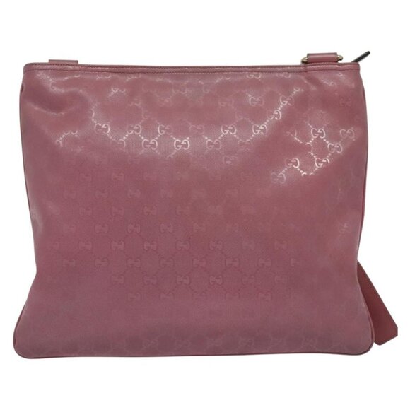 GUCCI GG Implementation Shoulder Bag PVC Pink Gold - Picture 3 of 15